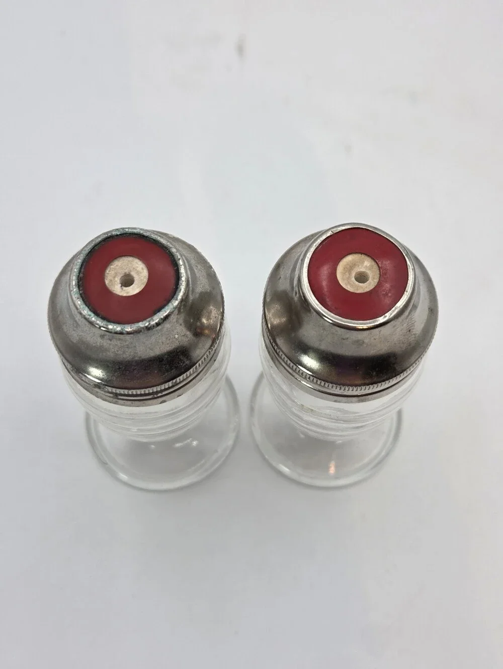 Vintage MCM Hazel Atlas Airko Beehive Salt and Pepper Shaker Set